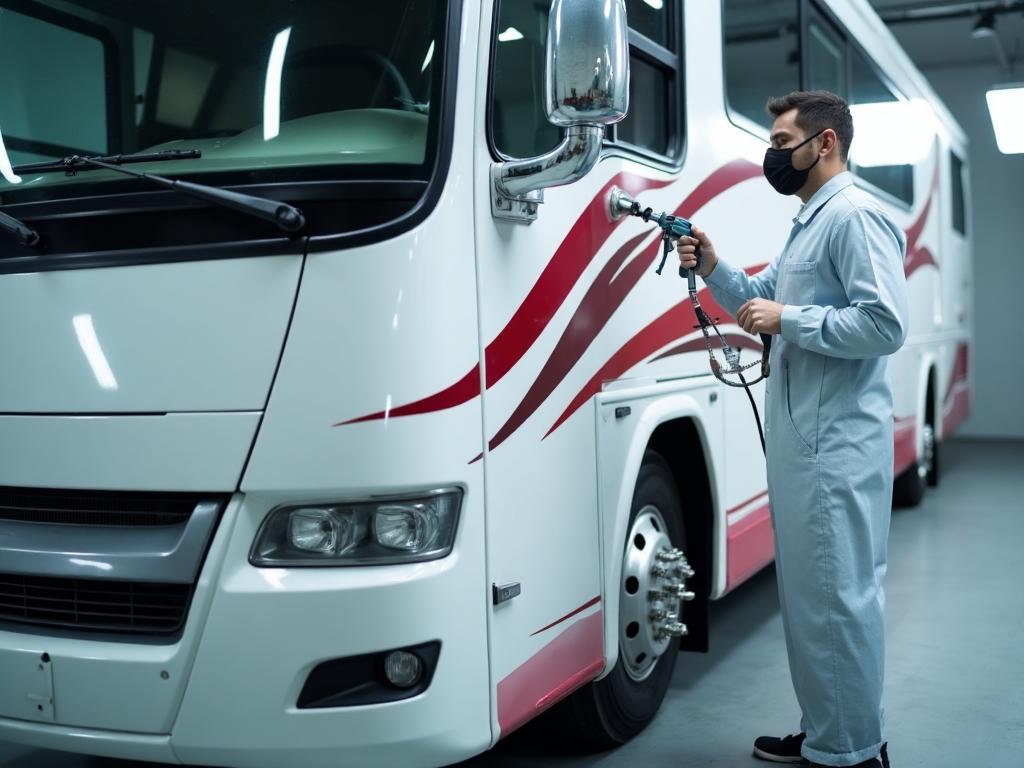 Painting Rv Exterior Santa Ana, CA